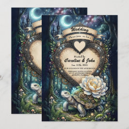 Moonlit Bloom – The Enchanted Celtic Turtle. Inbjudningar
