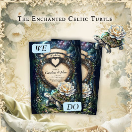 Moonlit Bloom – The Enchanted Celtic Turtle. Inbjudningar