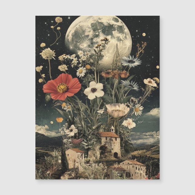 Moonlit Blooms over Rustic Charm (Framsida)