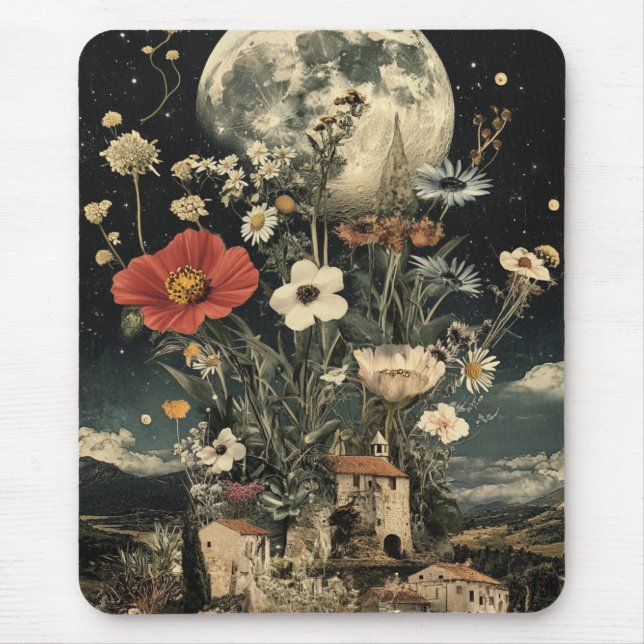 Moonlit Blooms over Rustic Charm Musmatta (Framsidan)