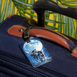 Moonlit Bond – The Wolf and the Gothic Fairy.   Bagagebricka