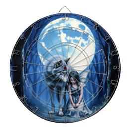 Moonlit Bond – The Wolf and the Gothic Fairy.   Darttavla