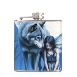 Moonlit Bond – The Wolf and the Gothic Fairy.   Fickplunta