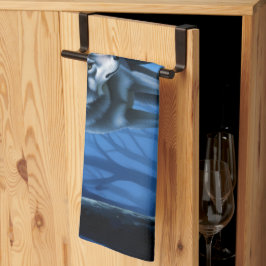 Moonlit Bond – The Wolf and the Gothic Fairy.   Kökshandduk