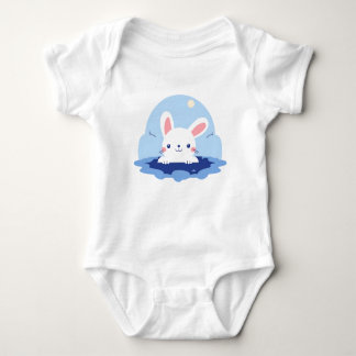 Moonlit Bunny Peek T Shirt