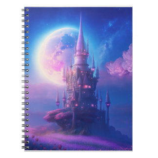 Moonlit Castle Dreams Anteckningsbok