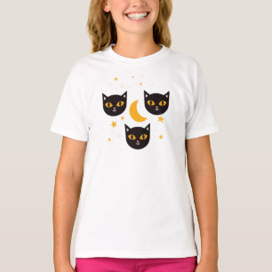 Moonlit Cat T Shirt