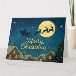 Moonlit Christmas Magic Kort