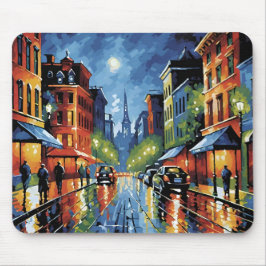 Moonlit City Street Musmatta