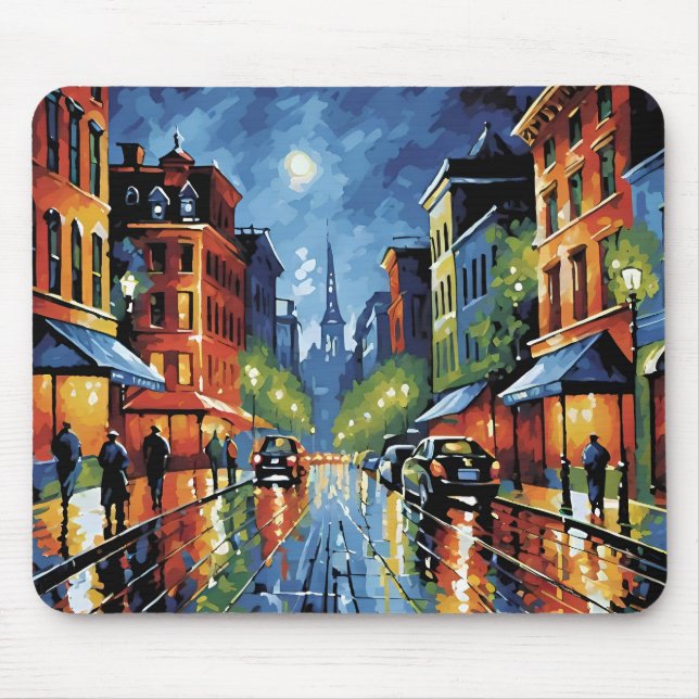 Moonlit City Street Musmatta (Framsidan)