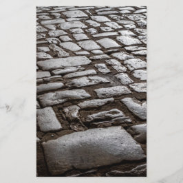 Moonlit Cobblestones Brevpapper