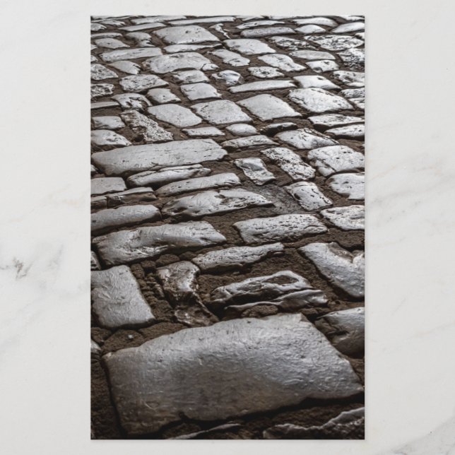 Moonlit Cobblestones Brevpapper (Framsida)