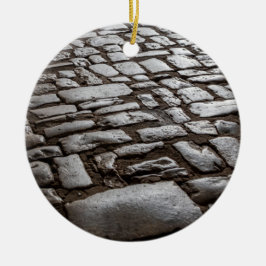 Moonlit Cobblestones Julgransprydnad Keramik