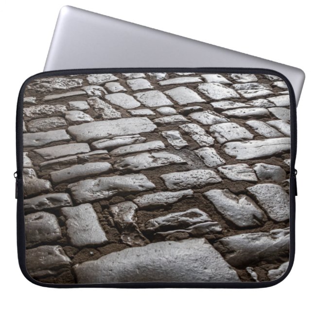Moonlit Cobblestones Laptop Fodral (Framsidan)
