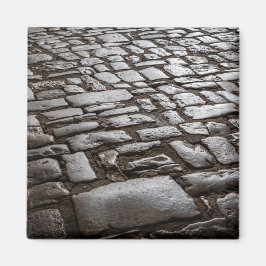 Moonlit Cobblestones Magnet