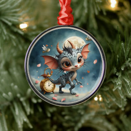 Moonlit Creature Caelum Tickwing  Julgransprydnad Metall