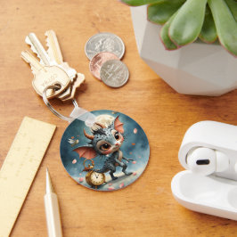 Moonlit Creature Caelum Tickwing  Nyckelring