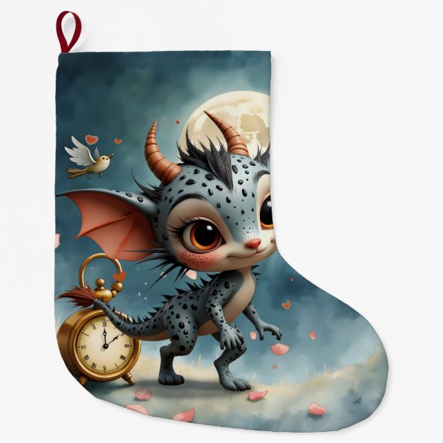 Moonlit Creature Caelum Tickwing  Stor Julstrumpa (Framsidan)