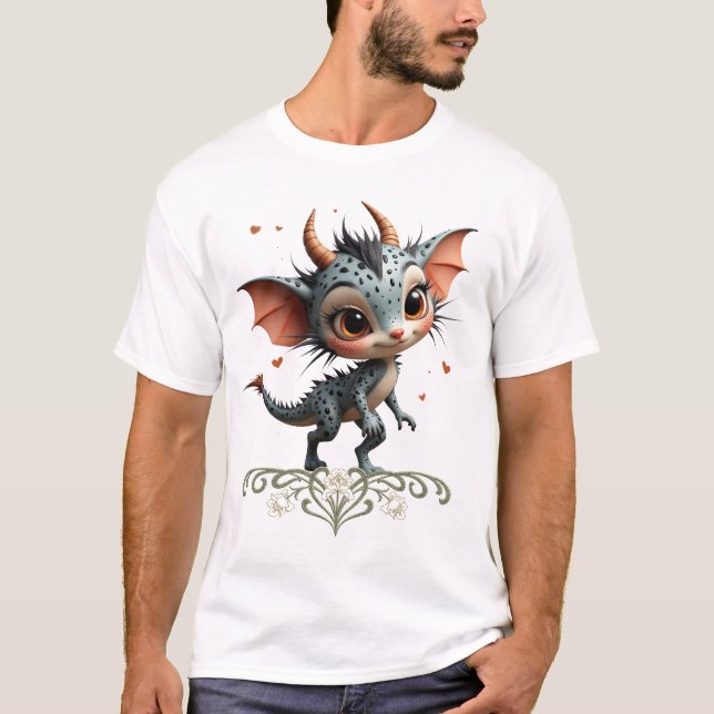 Moonlit Creature Caelum Tickwing  T Shirt (Framsida)
