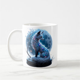 Moonlit Crystal Fox – Guardian of Silent Dreams.  Kaffemugg