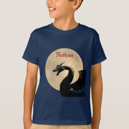 Moonlit Dragon Personlig T Shirt