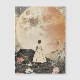 Moonlit Elegance - Bakåtvy för kvinnor med Måne 2