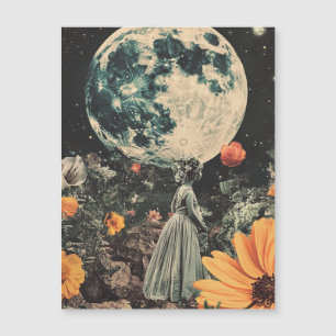 Moonlit Elegance - Kvinna med Måne (3)