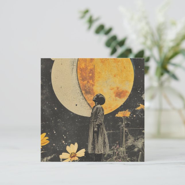 Moonlit Elegance - Kvinnor med Måne (Stående Fram)