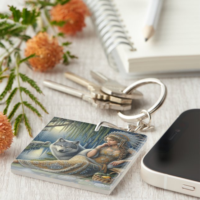 Moonlit Enchantment in the Mystic Forest (Högra Framsidan)