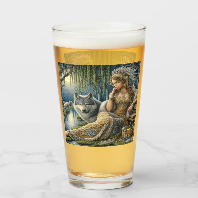 Moonlit Enchantment in the Mystic Forest Glaskopp (Framsida fylld)