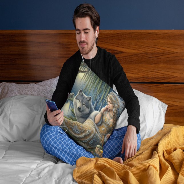 Moonlit Enchantment in the Mystic Forest Kudde (Skapare uppladdad)