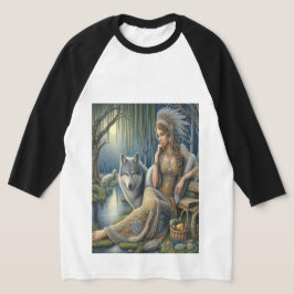 Moonlit Enchantment in the Mystic Forest T Shirt