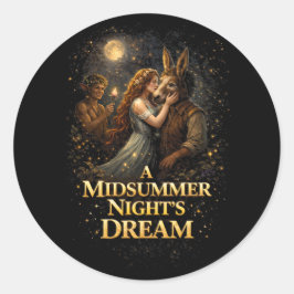 Moonlit Enchantment Runt Klistermärke