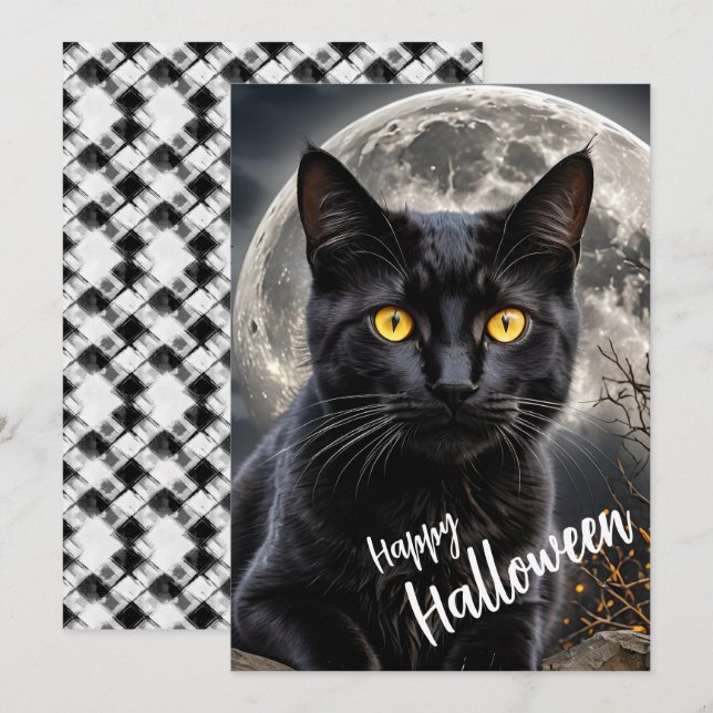 Moonlit Familiar - The Watcher in the Shadows Julkort (Fram/baksida)