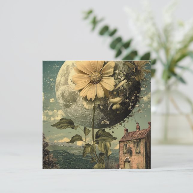 Moonlit Flower & Vintage Charm (Stående Fram)