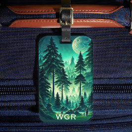 Moonlit Forest  Bagagebricka