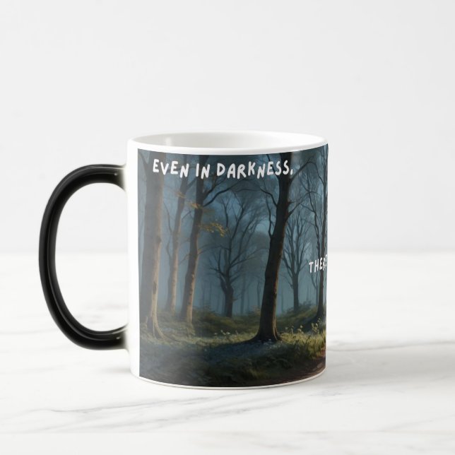 Moonlit Forest Path Reveal Mug – Find Your Way Magisk Mugg (Vänster)
