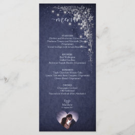 Moonlit Grove Celestial Woodland Wedding Party Meny