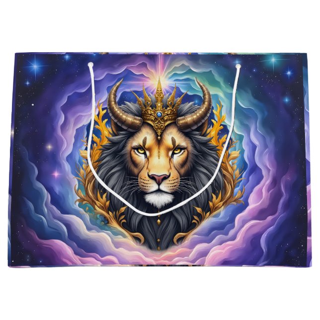 Moonlit Guardians – Cosmic lion. (Framsidan)