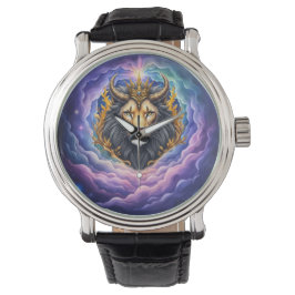 Moonlit Guardians – Cosmic lion. Armbandsur