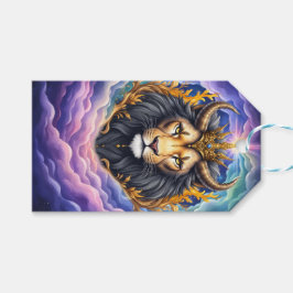 Moonlit Guardians – Cosmic lion. Presentetikett