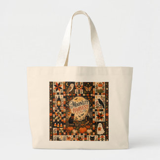 Moonlit Harvest Vintage Halloween Patchwork Jumbo Tygkasse