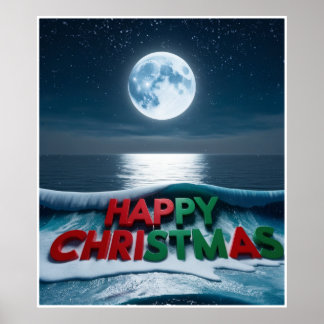 Moonlit jul poster