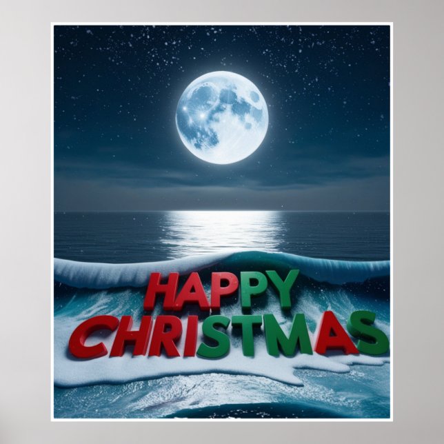 Moonlit jul poster (Framsidan)