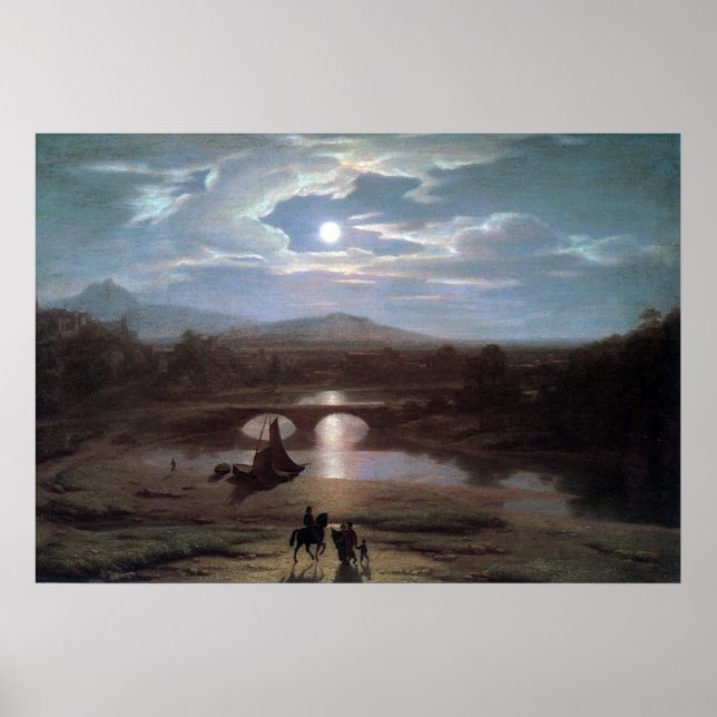 Moonlit liggande poster (Framsidan)