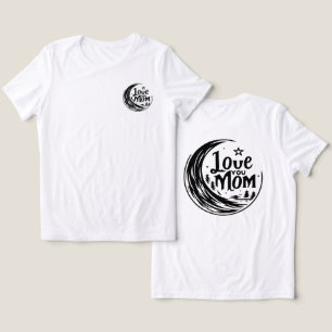 Moonlit Mamma Kärlek T Shirt