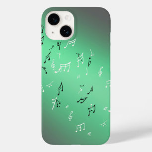 Moonlit Melody: Elegant Musik noter iphone case
