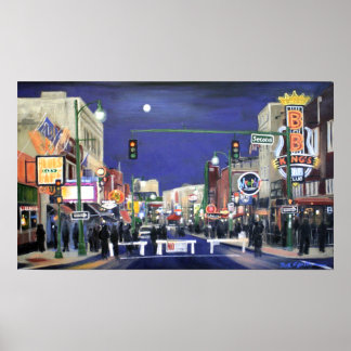 Moonlit Memphis Poster