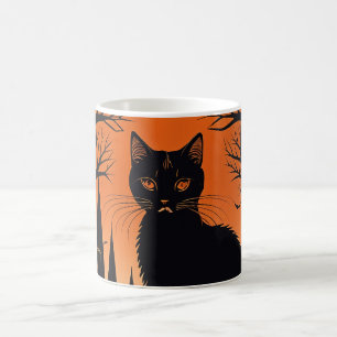 Moonlit Meow Kaffemugg