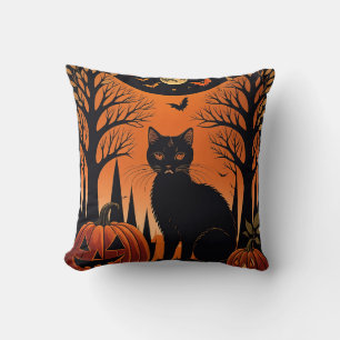 Moonlit Meow Kudde